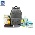 wholesale Multi-function fashion water repellent dad baby backpack with changing mat